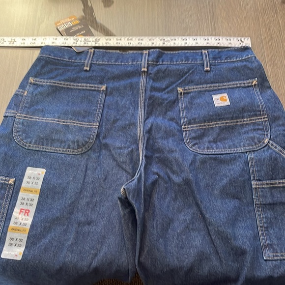 Carhartt FRB13 - Flame-Resistant Denim Loose Fit Jean 38 x 32 - Picture 9 of 14